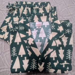 Adult Holiday Hanna Anderson Print Pajamas Never Worn